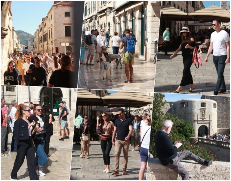 FOTO: I domaći i stranci danas su pohrlili na Stradun