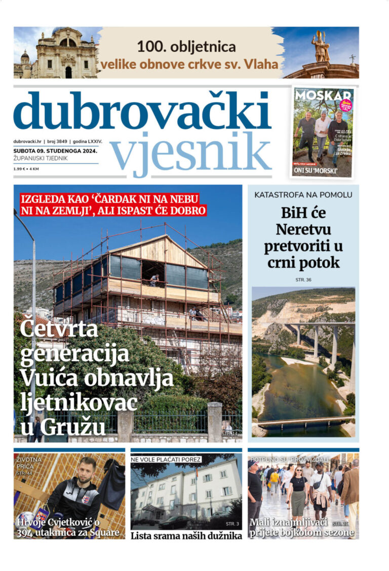 U novom broju Dubrovačkog vjesnika pročitajte