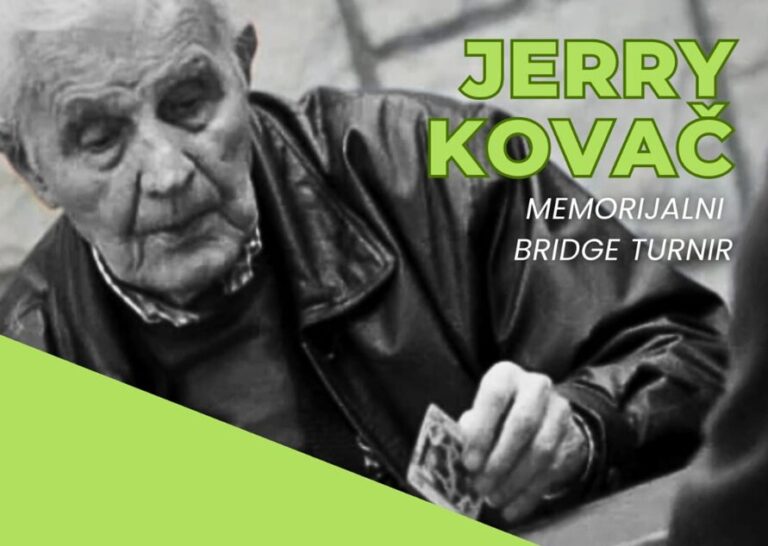 Memorijalni bridž turnir posvećen Jerryju Kovaču, najstarijem aktivnom igraču bridža na svijetu