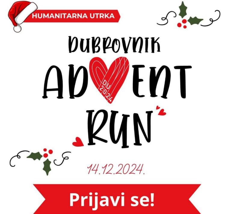 Humanitarna utrka Dubrovnik Advent Run – prijavite se i napravite dobro djelo