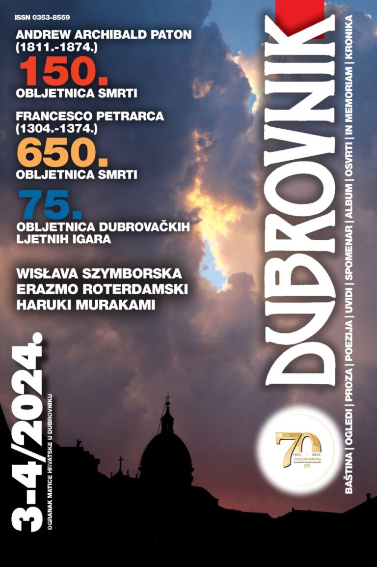 Novi broj časopisa Dubrovnik bogatog i raznovrsnog štiva
