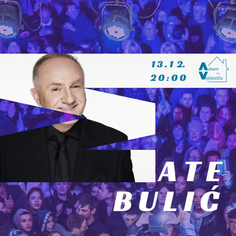 Mate Bulić na Adventu na Vojnoviću u petak 13.12. – hitovi “kralja dijaspore” i bogata gastro ponuda