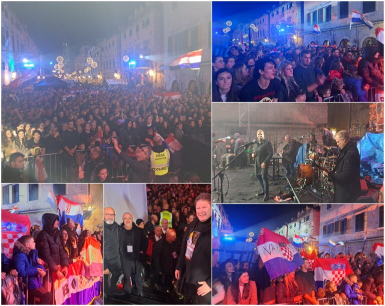 VIDEO/FOTO: U Gradu gotovo 17 tisuća ljudi, počeo koncert povodom Dana dubrovačkih branitelja