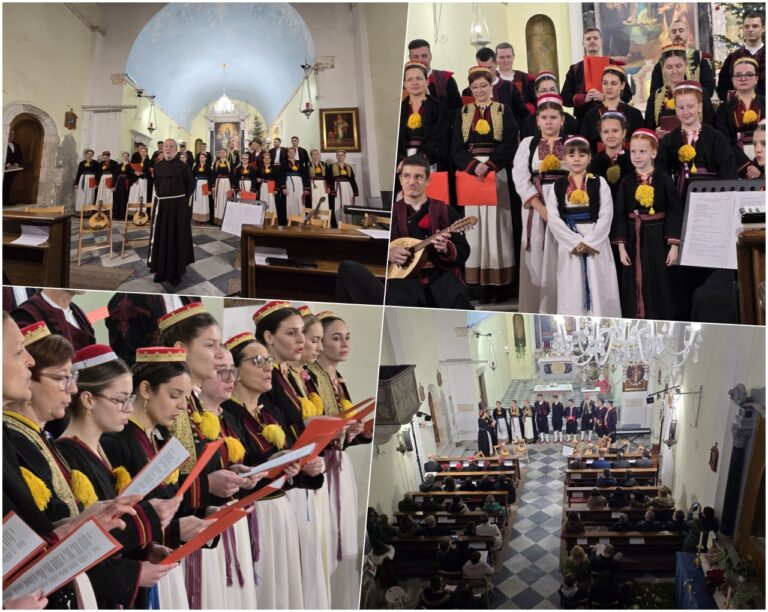 Koncert tradicionalnih kolendi i božićnih pjesama održan u Pridvorju