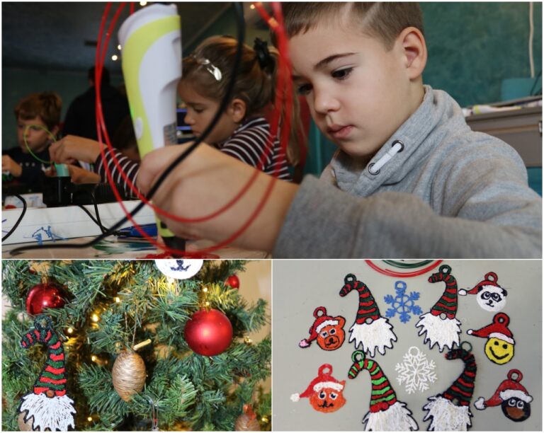 Tradicionalna radionica izrade božićnih ukrasa 3D olovkom za najmlađe