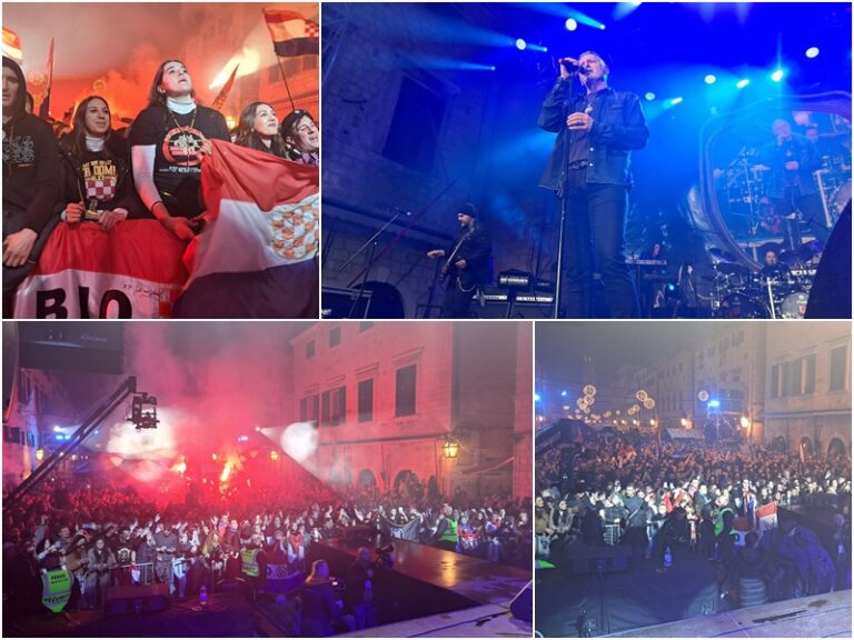 VIDEO/FOTO: Thompson zakoračio na binu, Stradun eksplodirao od oduševljenja!