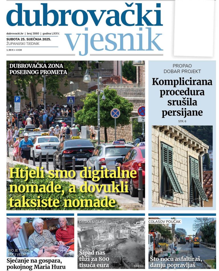 U novom broju Dubrovačkog vjesnika pročitajte