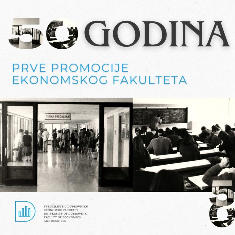 Ekonomski fakultet poziva bivše i sadašnje studente na obljetnicu 50 godina prve promocije i 55 godina uspješnog rada