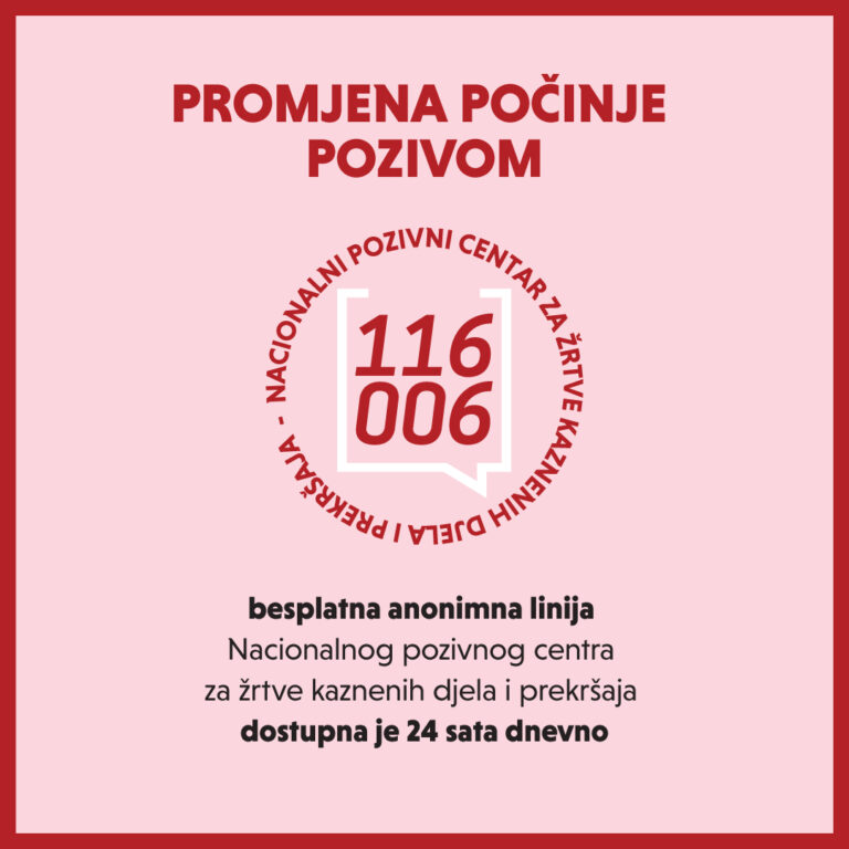 Europski dani zaštite žrtava kaznenih djela – Promjena počinje jednim pozivom