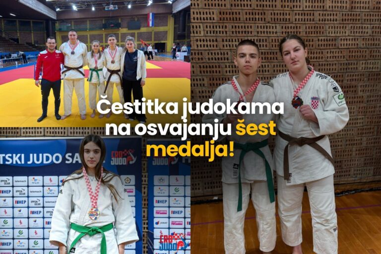 Gradonačelnikova čestitka judokama na osvajanju šest medalja na kadetskom prvenstvu Hrvatske
