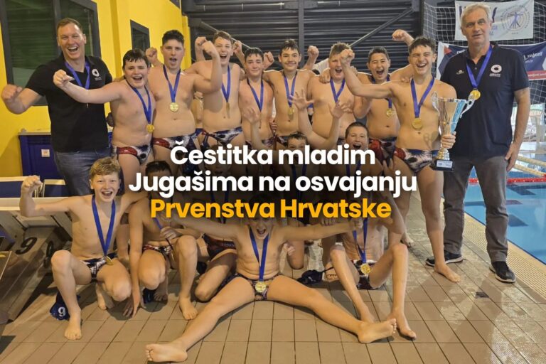 Gradonačelnikova čestitka Jugašima na osvajanju Prvenstva Hrvatske u kategoriji mlađi kadeti