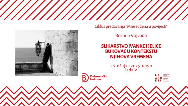 MJESEC ŽENA U POVIJEST Predavanje o slikarstvu Ivanke i Jelice Bukovac