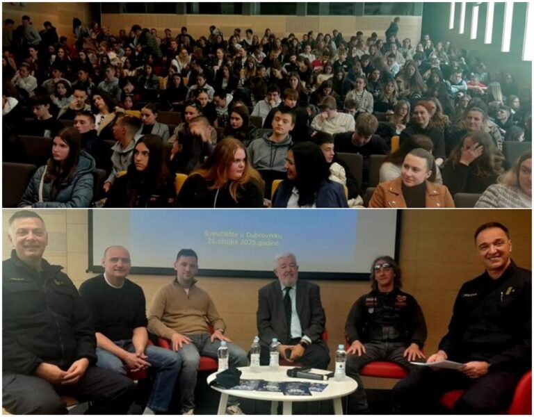 U prepunom amfiteatru dubrovačkoj sveučilišta održana javna tribina na temu stradavanja mladih u prometu