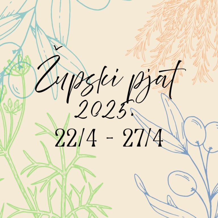 Pred nama je Župski pjat, festival tradicionalne gastronomije