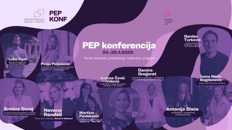 Sutra počinje treće izdanje PEP konferencije – u Dubrovnik stižu vodeća imena komunikacije i medijske scene