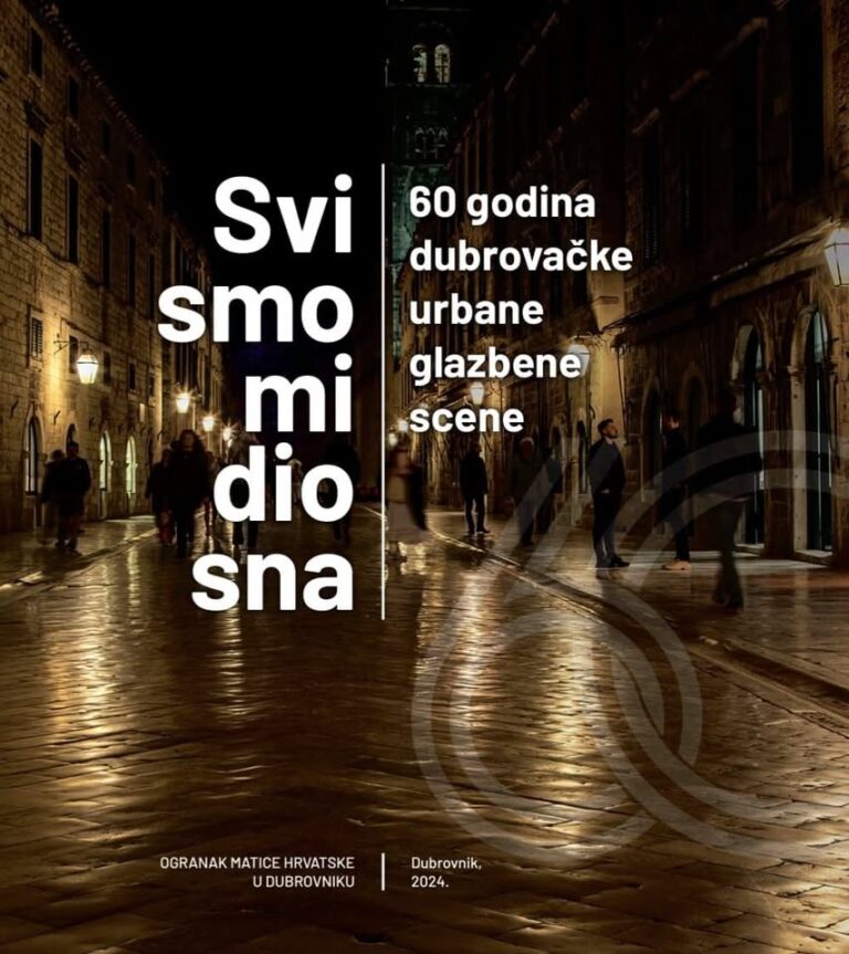 SVI SMO DIO SNA 60 godina dubrovačke urbane glazbene scene autora Srđana Žitkovića
