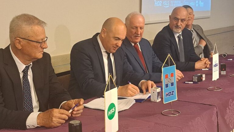 HDZ s partnerima potpisao “mega koaliciju” na županijskoj razini, pogledajte tko ih sve podržava