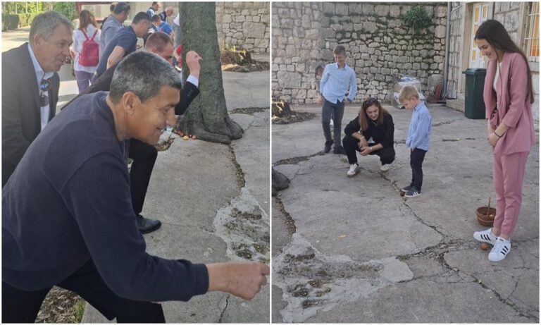 FOTO,VIDEO: Župljani i gađanje uskrsnih jaja, tradicija koja se ne propušta