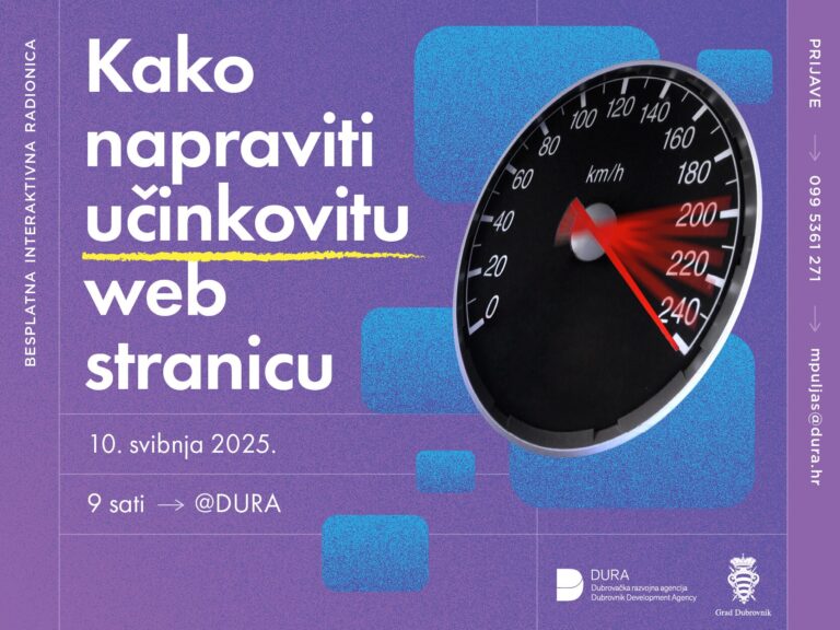 Besplatna radionica: Kako napraviti učinkovitu web stranicu?