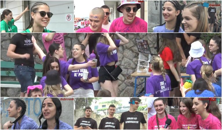 TV / Dubrovački maturanti slave kraj škole, i sretni što je gotovo, i tužni što se rastaju