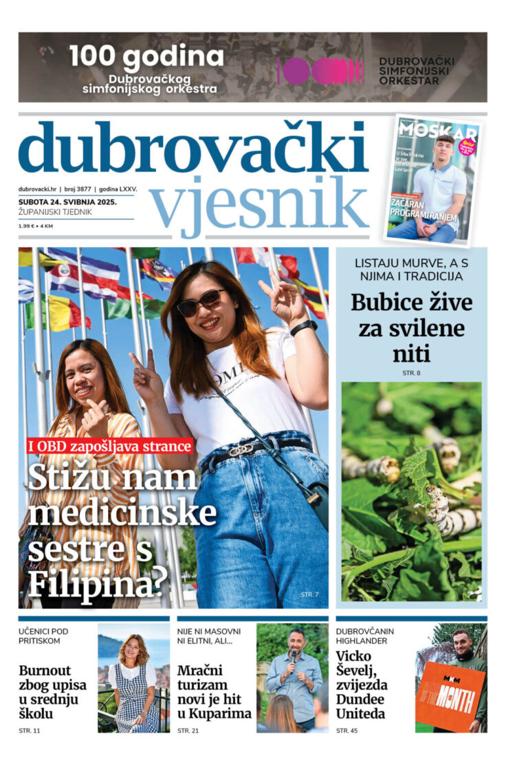 U novom broju Dubrovačkog vjesnika možete pročitati