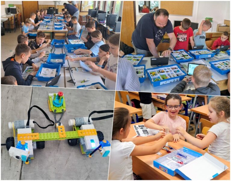 Održane radionice WeDo robotike i šarenog strujnog kruga u OŠ Cavtat