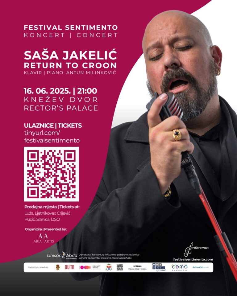 Festival Sentimento poziva na donatorski koncert “Return to Croon”