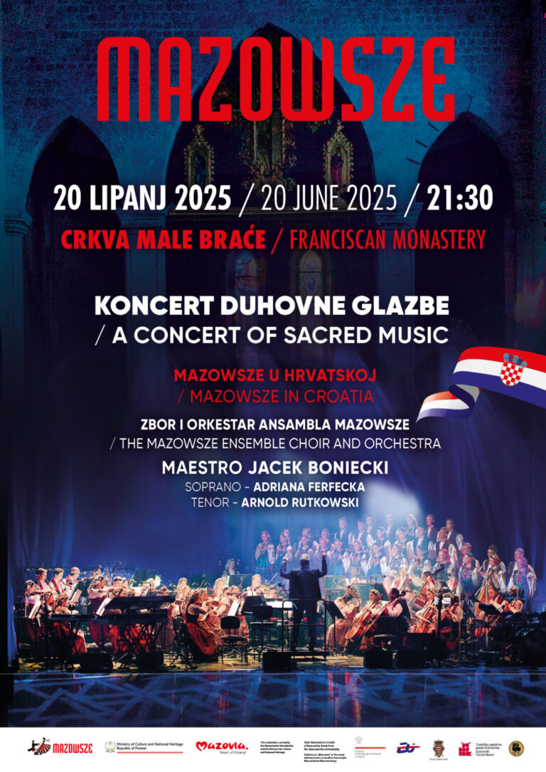 Koncert ansambla „Mazowsze” posvećen sakralnoj glazbi u crkvi Male braće
