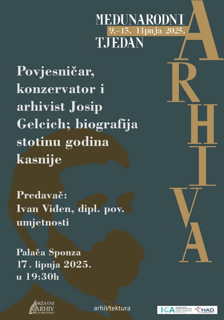 Predavanje povodom Međunarodnog tjedna arhiva na temu Arhi/v/tektura