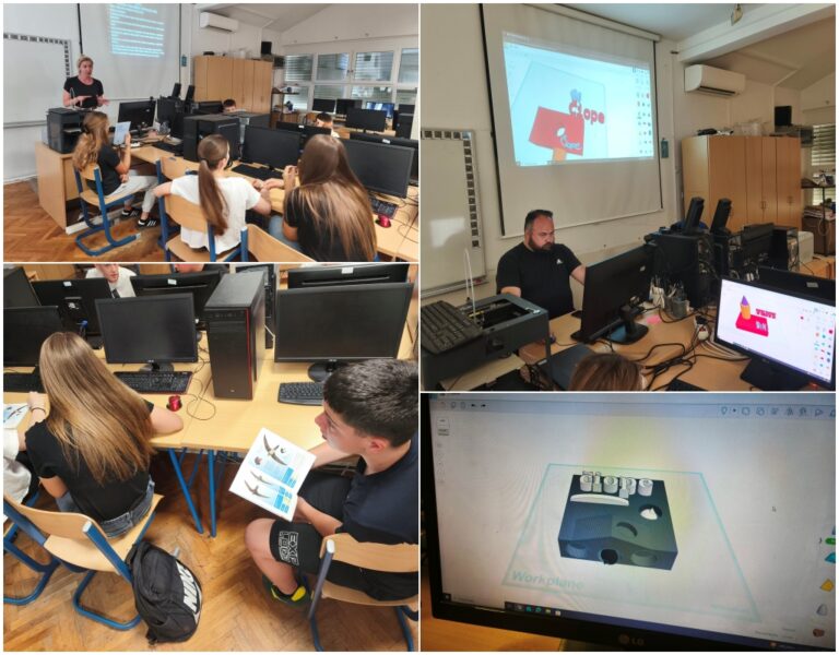 Radionica 3D modeliranja alternativnih staništa za čiope održana u OŠ Mokošica