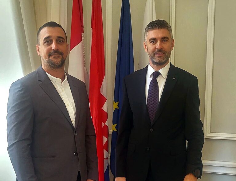 RADNI SASTANAK: Franković primio načelnika Miloslavića u službeni posjet