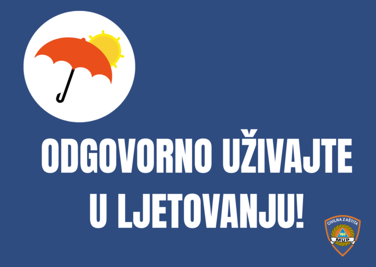 “Odgovorno ljetovanje” – savjeti i preporuke