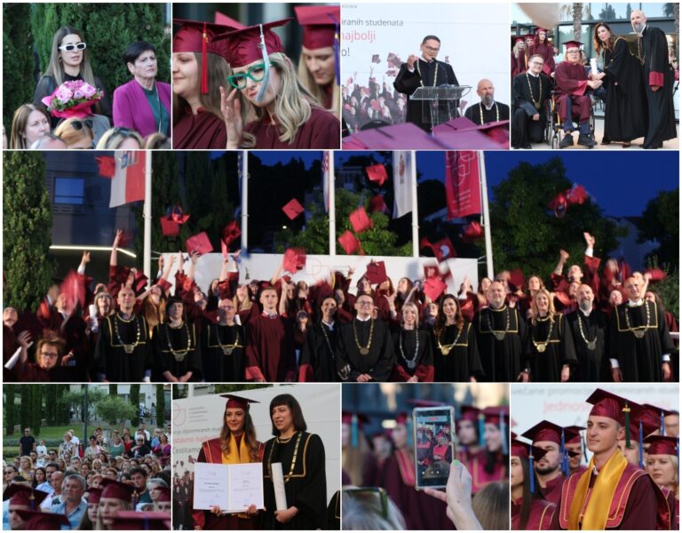 VELIKA FOTOGALERIJA: Najsretniji dan u životu studenata je kad kape lete “u zrak”