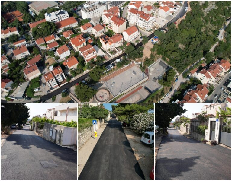 Završeni radovi asfaltiranja i uređenja kolnika u Ulici Od Montovjerne