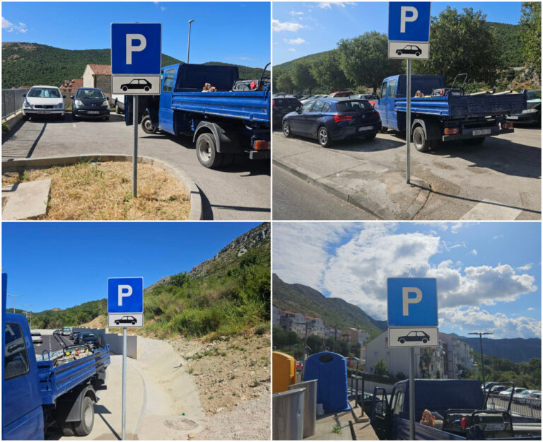 U Mokošici postavljeni znakovi koji naznačuju da je parkiranje dozvoljeno isključivo osobnim automobilima