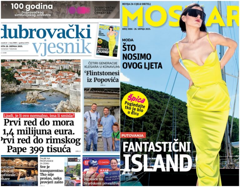 Što donosi novi broj Dubrovačkog vjesnika?