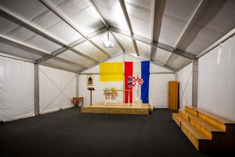 Od ove nedjelje svete mise i na prostoru pastoralnog centra u izgradnji u Kuparima