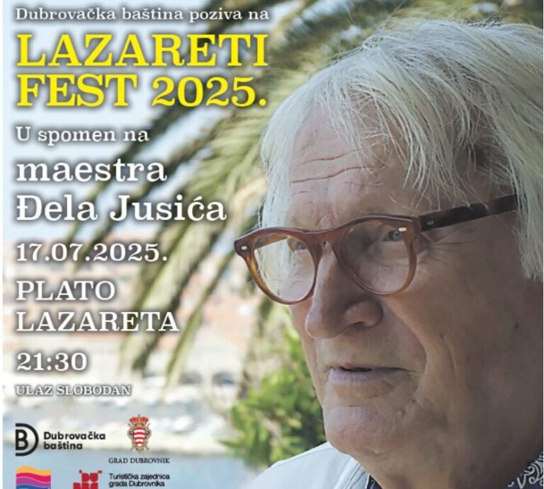 LAZARETI FEST: Glazbena večer posvećena maestru Đelu Jusiću