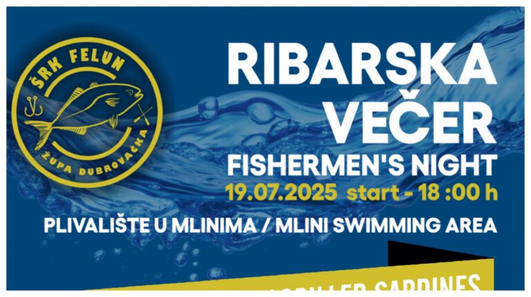 Večer dobre ljetne zabave i ribarskih specijaliteta u Mlinima