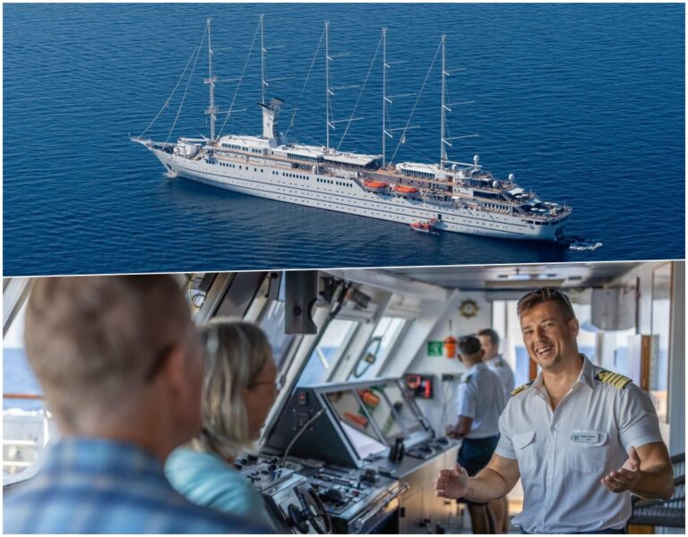 Kapetan Marin Šuperak uplovio u rodni Dubrovnik na čelu luksuznog broda Wind Surf