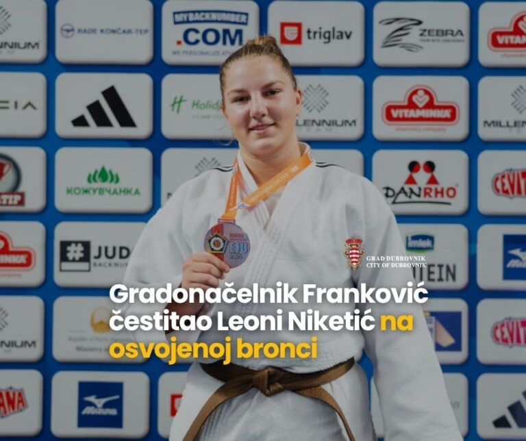 Franković čestitao Leoni Niketić na osvojenoj bronci