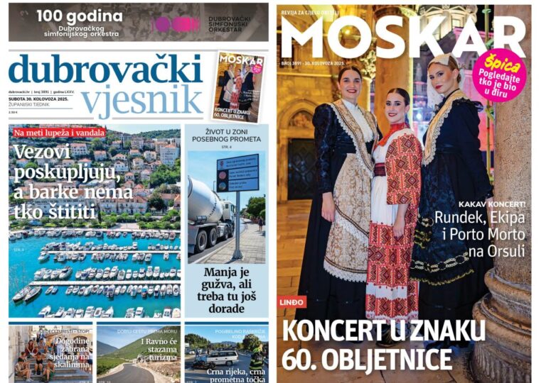 U prodaji je novi broj Dubrovačkog vjesnika