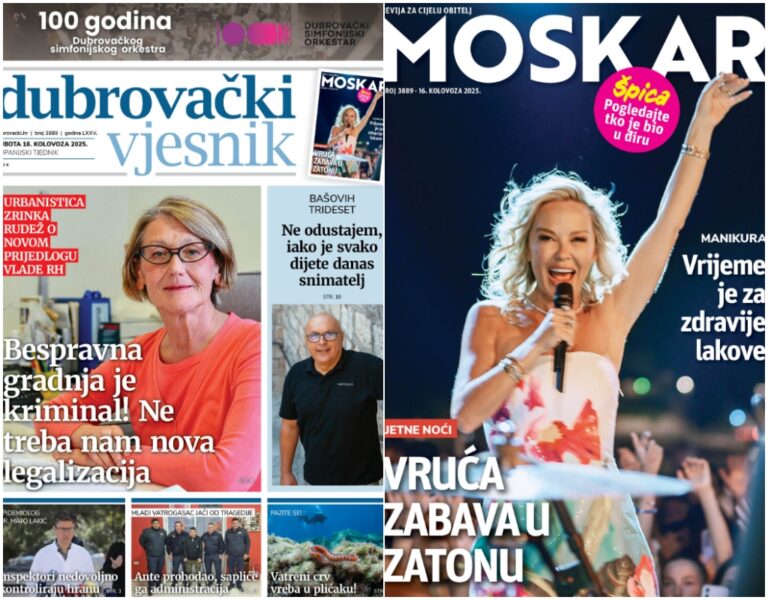 Na kioscima je novi broj Dubrovačkog vjesnika