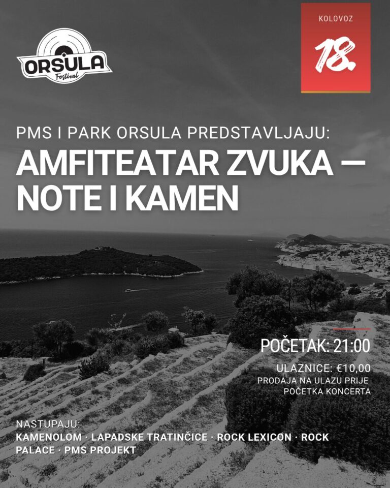AMFITEATAR ZVUKA Dubrovački bendovi na pozornici Parka Orsule