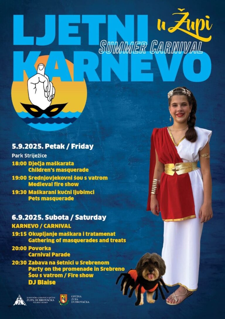 Ljetni karnevo u Župi – 5. i 6. rujna 2025.