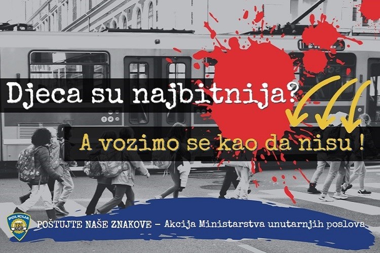 Akcija Ministarstva unutarnjih poslova „POŠTUJTE NAŠE ZNAKOVE“ u 2025./2026. školskoj godini
