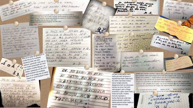 Rukom pisane istine oboljelih: Kad sam saznao da imam MS…