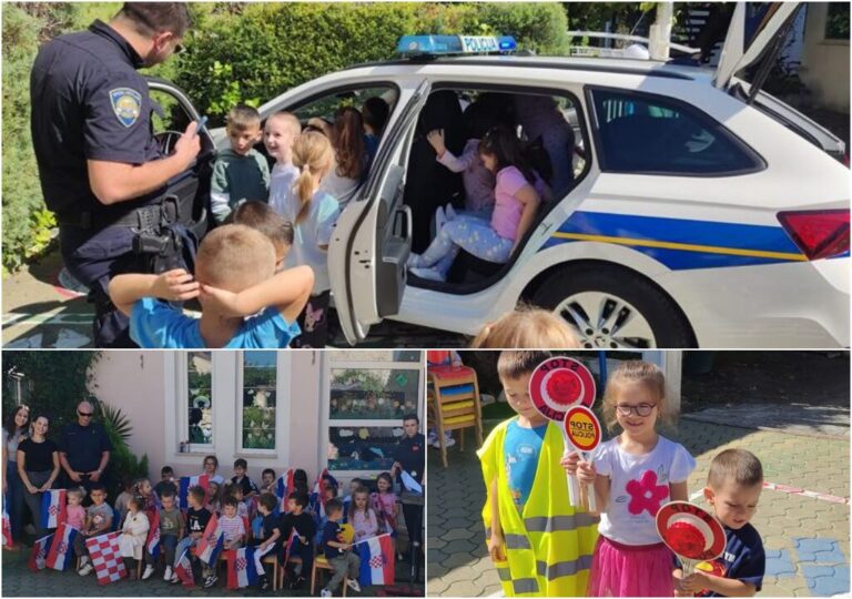 Djeca Dječjeg vrtića Leut i ove godine na najljepši način čestitala Dan policije