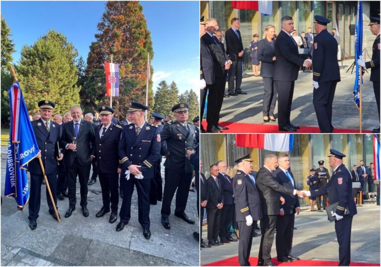 VELIKO PRIZNANJE: Policijska postaja Dubrovnik odlikovana redom Nikole Šubića Zrinskog 