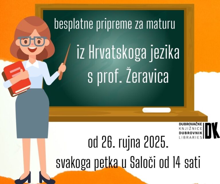 Počinju besplatne pripreme za maturu iz Hrvatskoga jezika
